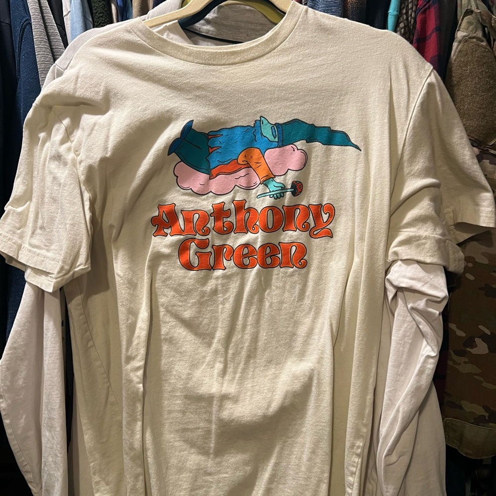 Graphic Tee - Cream with Multicolor Print